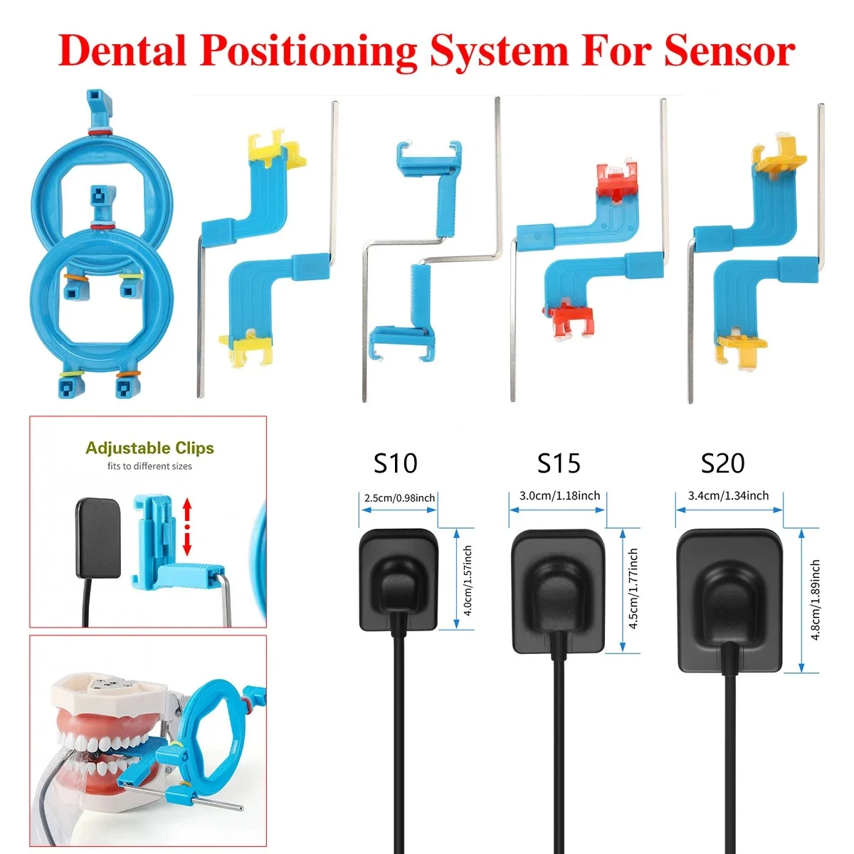 Dental X-Ray Positioner Digital Xray Sensor Holder Film Positioning System 2.0