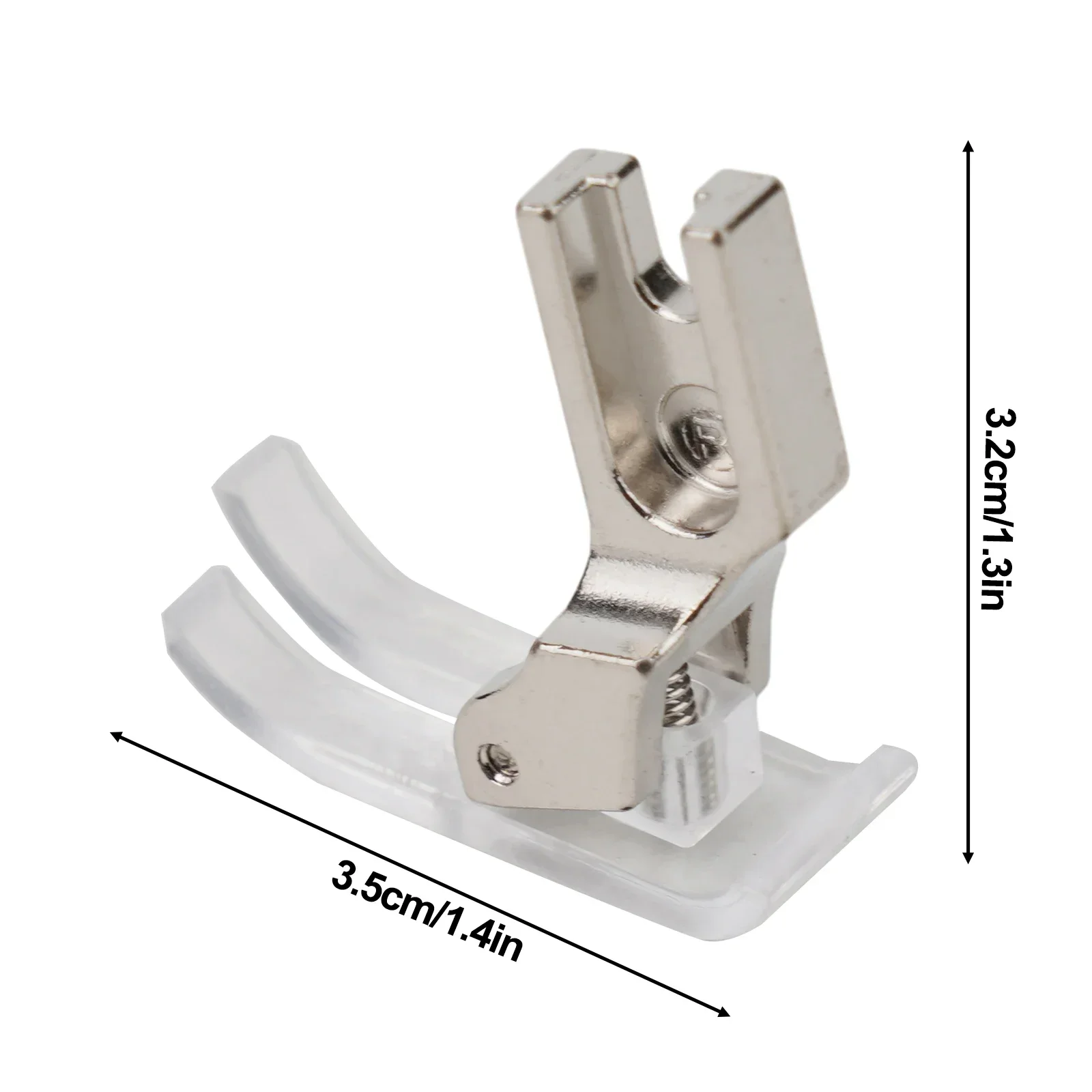 Clear Visibility Presser Foot Flat Presser Foot Meeting Work Needs Transparent Plastic Base Plate Flat Presser Foot