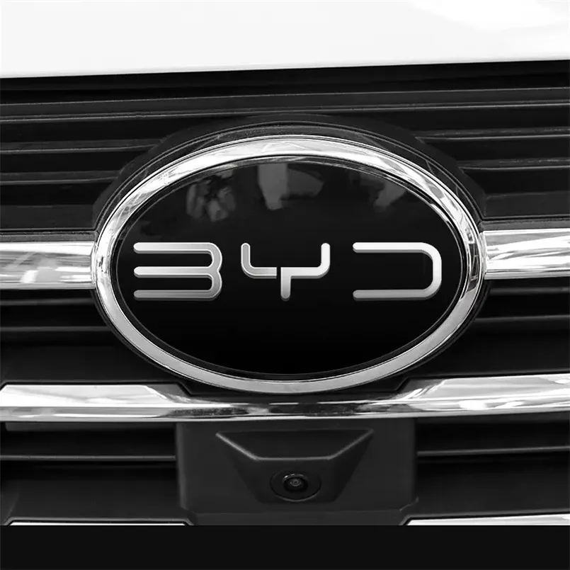 For 2019 BYD Song Pro Steering Wheel Sticker Modified Wheel Hub 3D BYD Label Decorative Front Logo Sticker