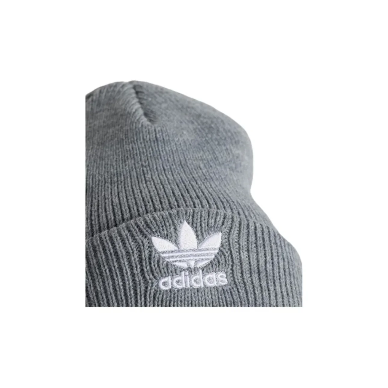 Adidas Color Embroidered Logo Acrylic Knitted Hat for Men and Women Unisex-Adult Trefoil Beanie