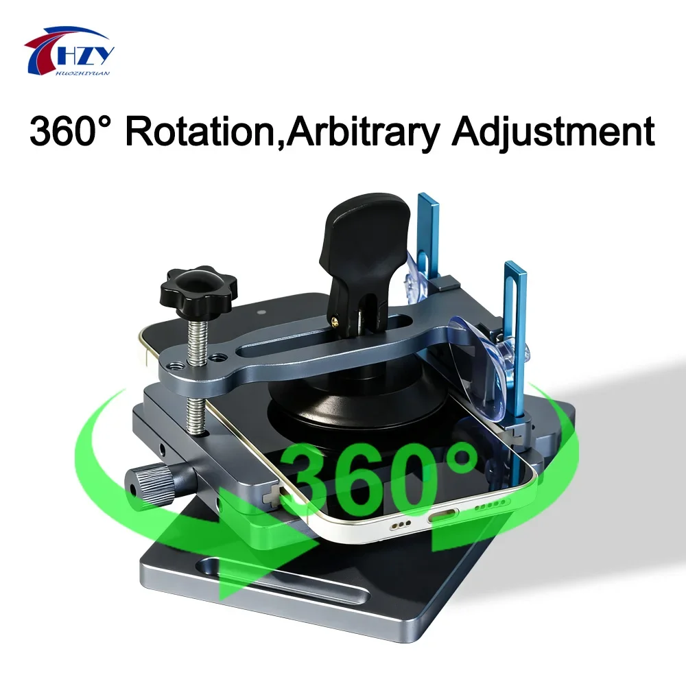 HZY 3 في 1 دوران متعدد الأغراض 360 ° الهاتف المحمول التدفئة الحرة إزالة الشاشة منفصلة المشبك الغطاء الخلفي تفكيك #3