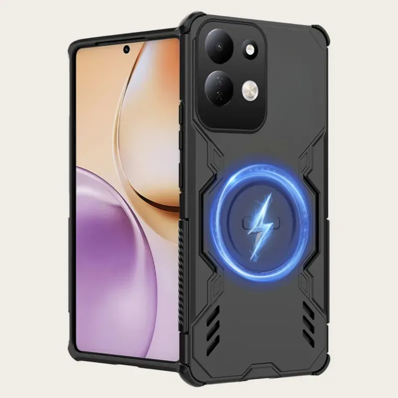 Skinlee For Redmi 17 4G 5G Case Butterfly Hard Armor Shell For Redmi 17 4G 5G Silicone anti drop soft Back Casing