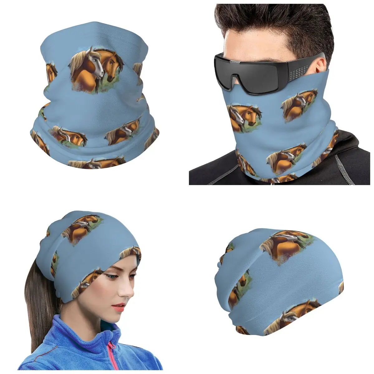Spirit And Rain - Love Found Us Bandana Neck Cover Printed Magic Scarf Cycling Headband Unisex Adult Breathable