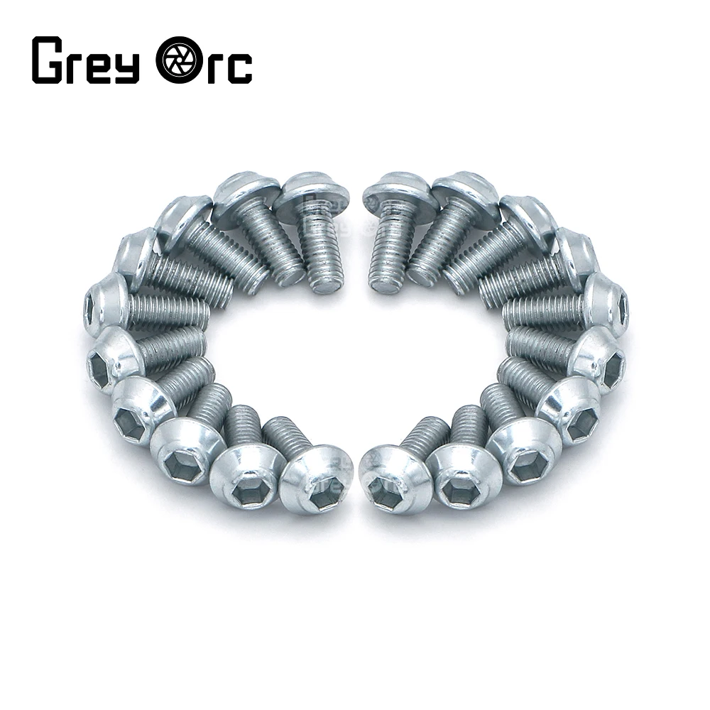 

10/20Pcs Stainless Steel Screws For Kawasaki Ninja 300 400 ZX6R ZX7R ZX9R ZX10R Motorcycle Hexagon Bolt Screws