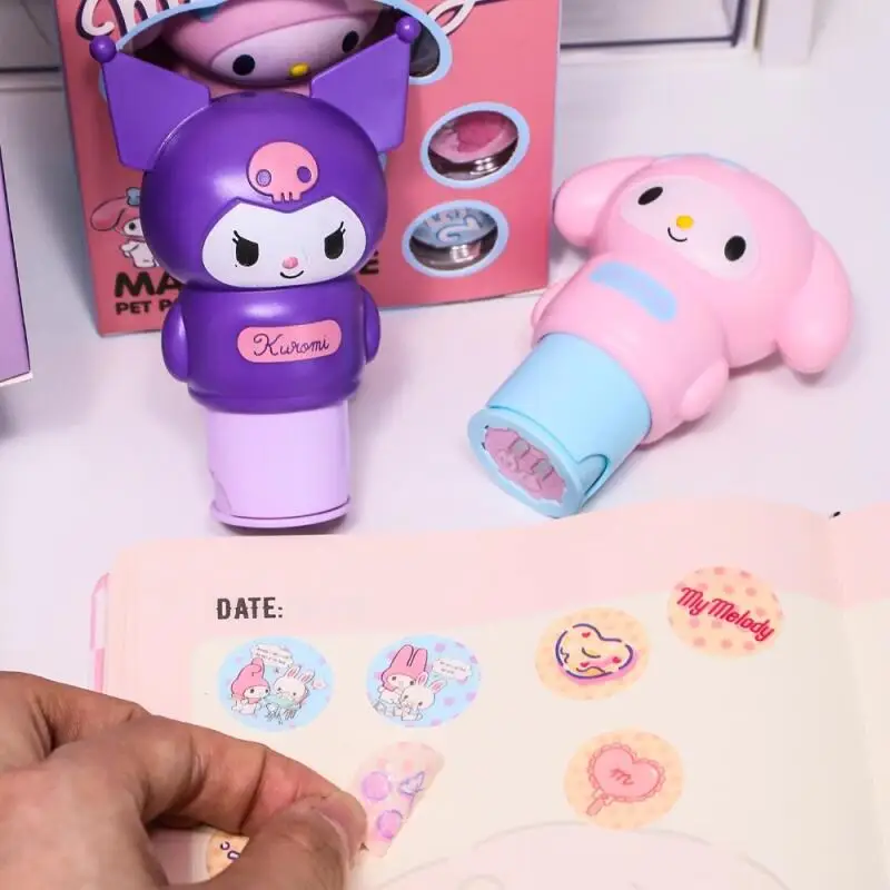 مجموعة طوابع سحرية قابلة لإعادة الاستخدام مكونة من 25 قطعة مع ملصقات قابلة للغسل على شكل حيوانات كورومي اللطيفة لنظام مكافأة الأطفال ومستلزمات الآباء والمعلمين