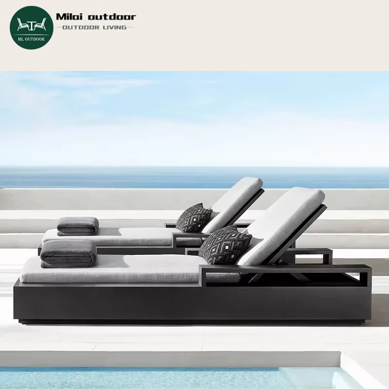 

Modern Leisure Outdoor Garden Lounge Chair Aluminum Alloy For Hotels Villas Balconies Pools-a Stylish Addition Courtyards Parks