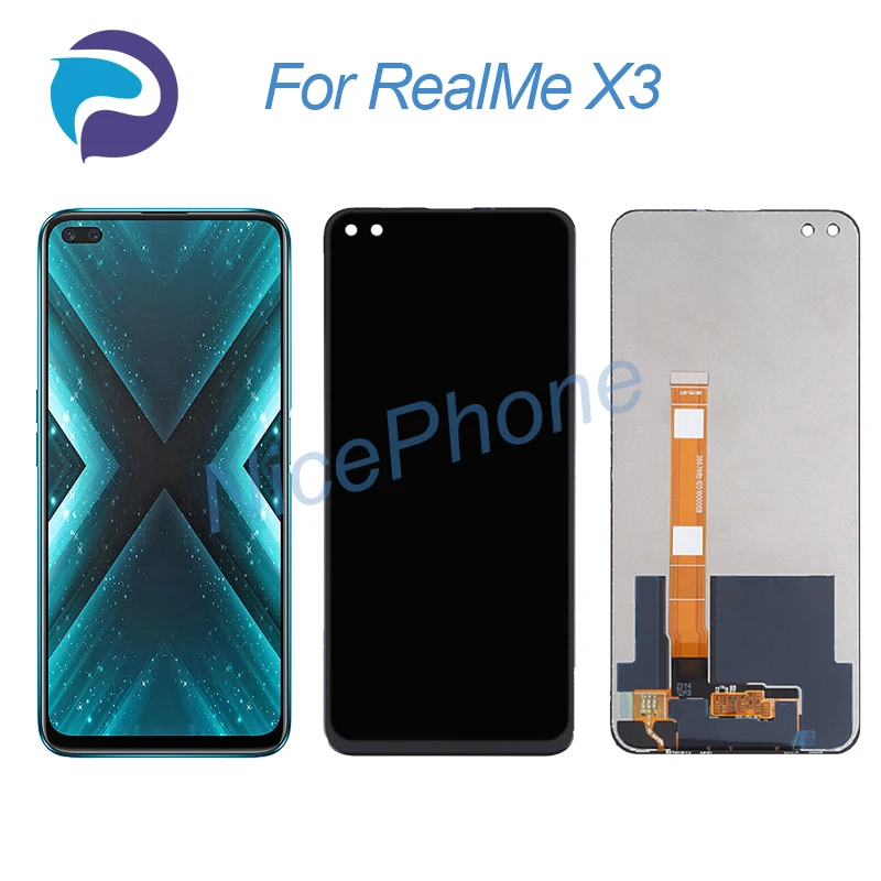 

For RealMe X3 LCD Display Touch Screen Digitizer Replacement RMX2142, RMX2081, RMX2085, RMX2083 For RealMe X3 Screen Display LCD