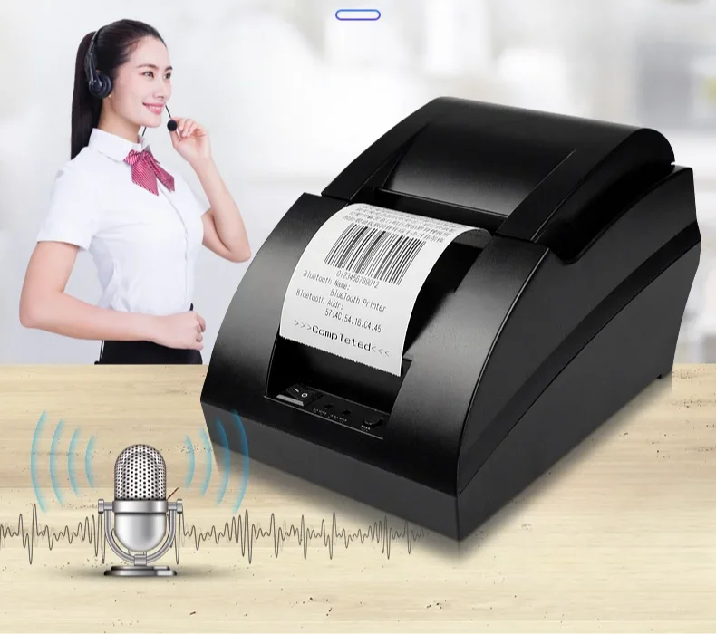 Full-Automatic Order Receiving Bluetooth Voice WiFi Single-Machine Cash Register Kitchen Receipt Machine Dining Order Printer