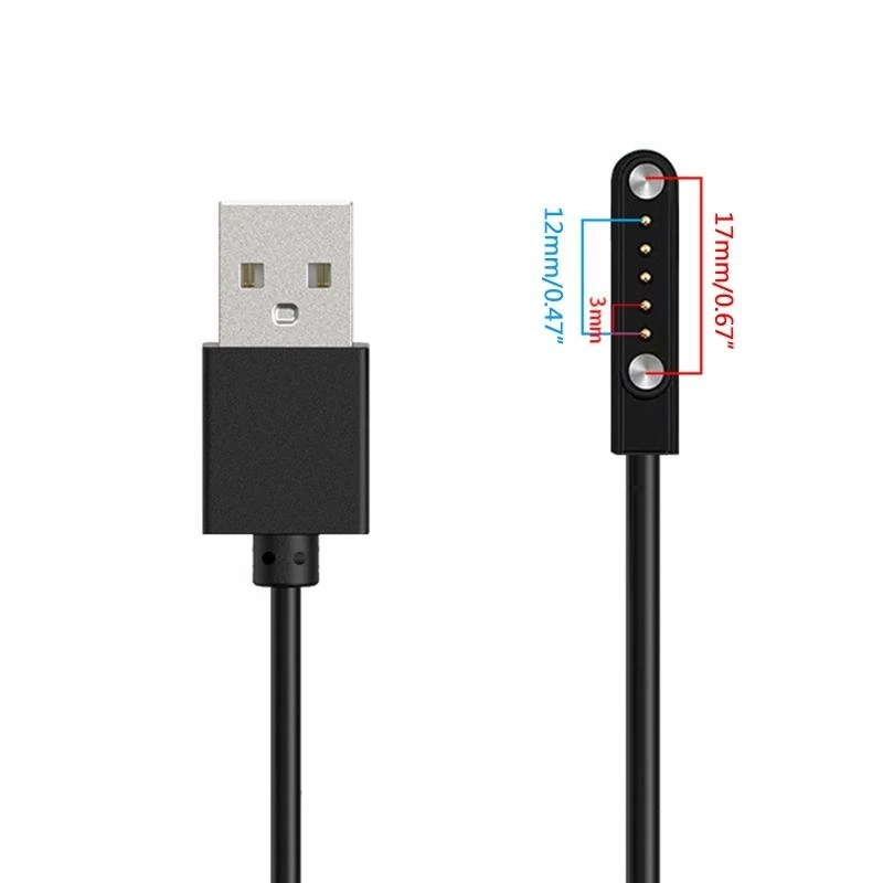 5 Pin Suction Cord Stand USB Fast Charging Cable Power Adapter