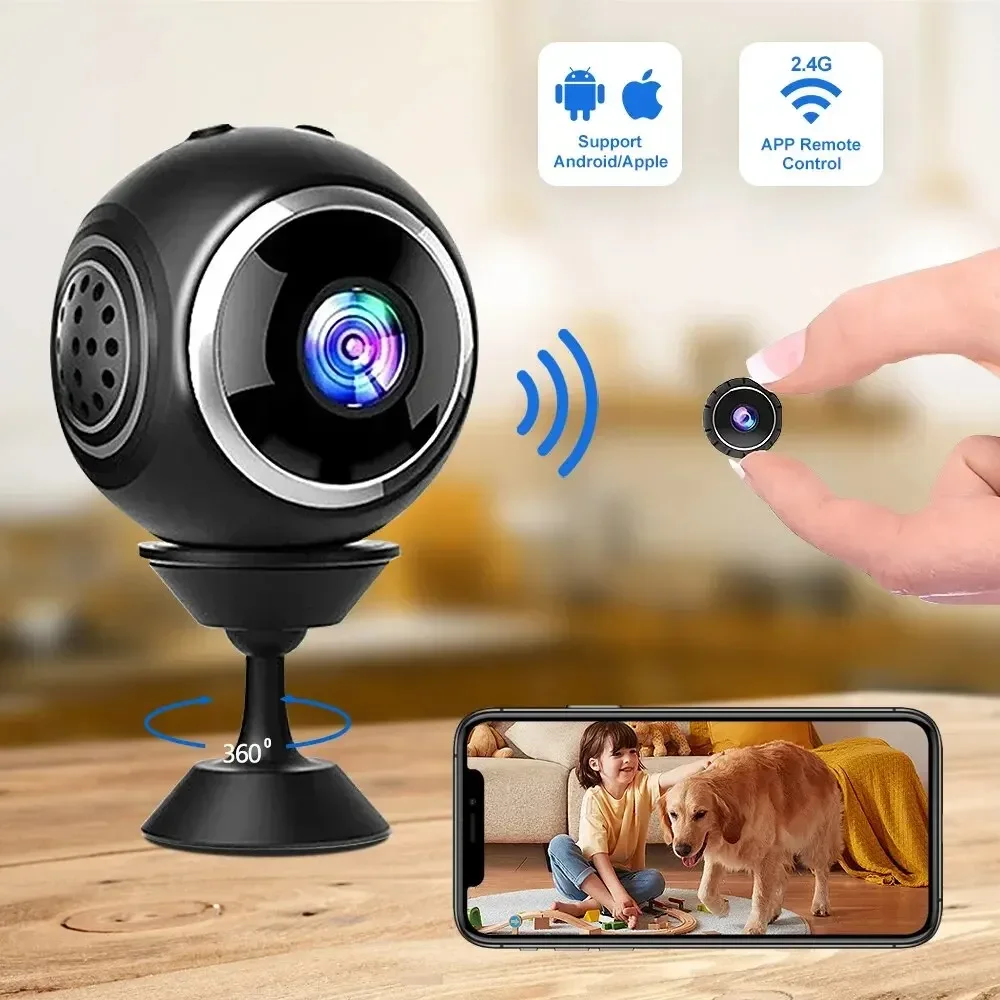 Wifi Mini Camera Video Recorder Security Surveillance Monitor Camera Smart Home For Infants Pets IP Cam Nanny Motion Detection