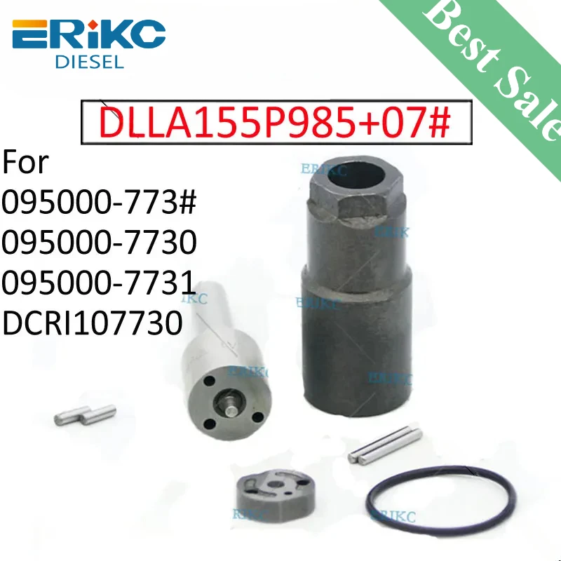 

095000-7730 Injector Nozzle DLLA155P985 Valve Orifice Plate 07# For DENSO TOYOTA 095000-7731 Fuel Sprayer Repair Kit