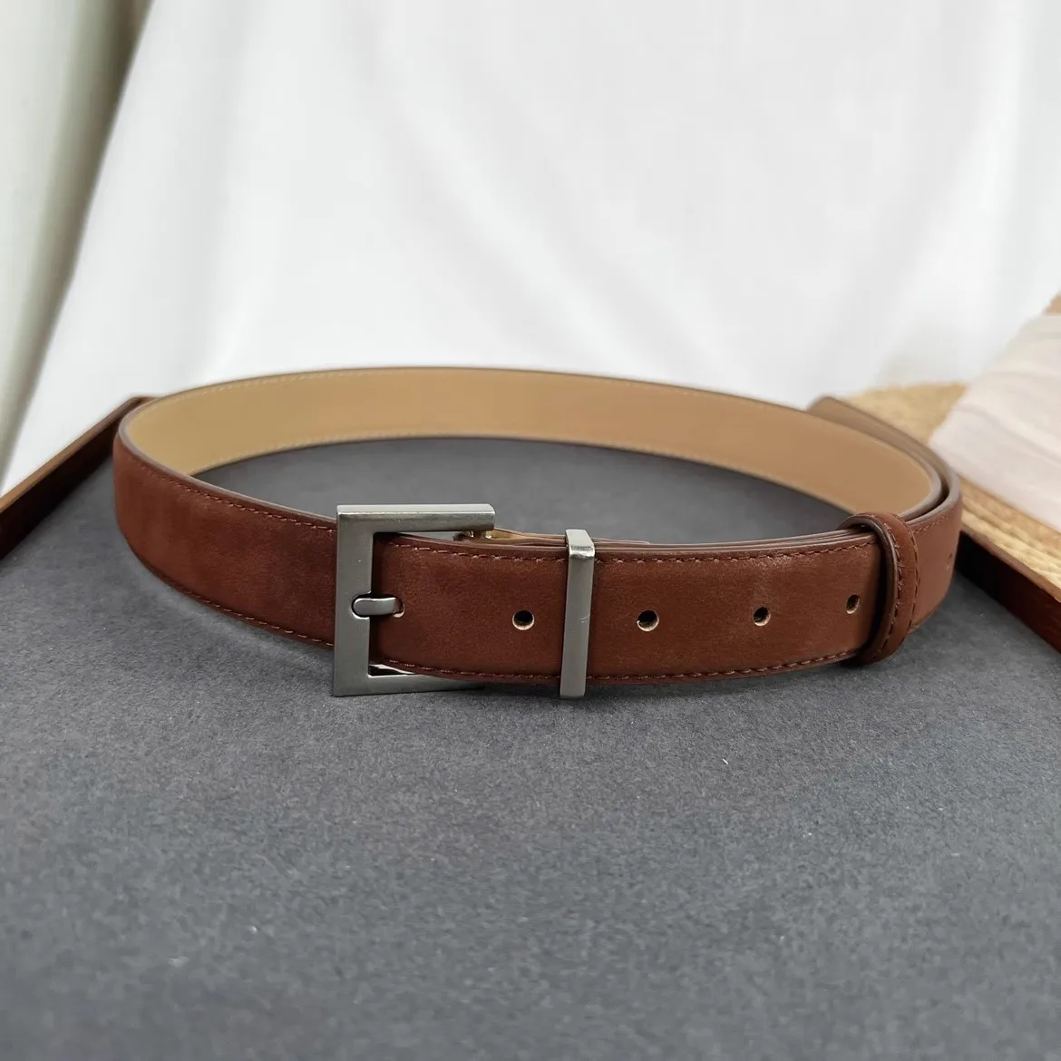 Women's Fashion Faux Suede Genuine Leather Corset Female Cummerbund Coat Waistband Dress Decration Wide Belt J548