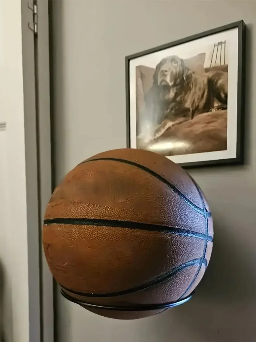 Présentoir mural en métal pour balles de sport, 1 pièce/2 pièces, pour basket-ball, Football, volley-ball, support de rangement mural Durable