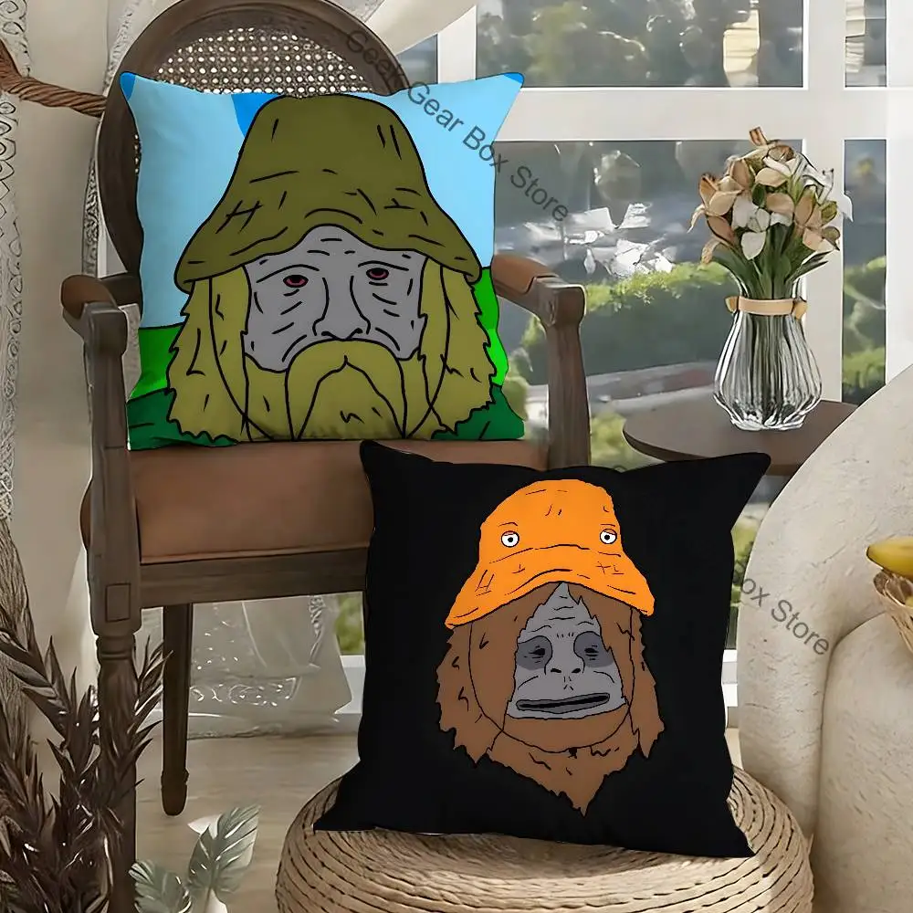 

S-Sassy The Sasquatch Pillow Case cute cartoon anime peripheralsBedroom Sofa Decorative Cushion Cover Soft Cushion Cover
