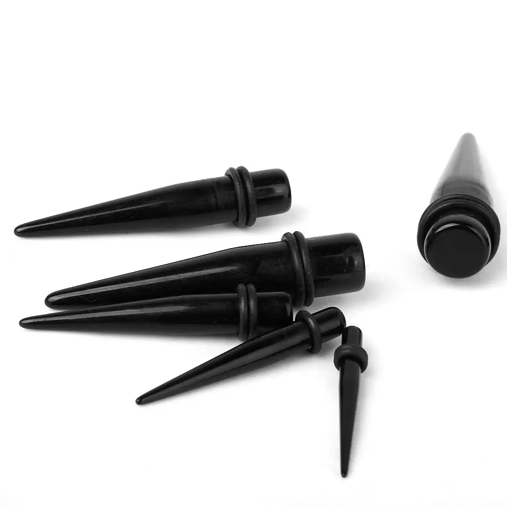 STRETCHING  Of 8 Size EAR STRETCHER EXPANDER TAPER 4-18mm