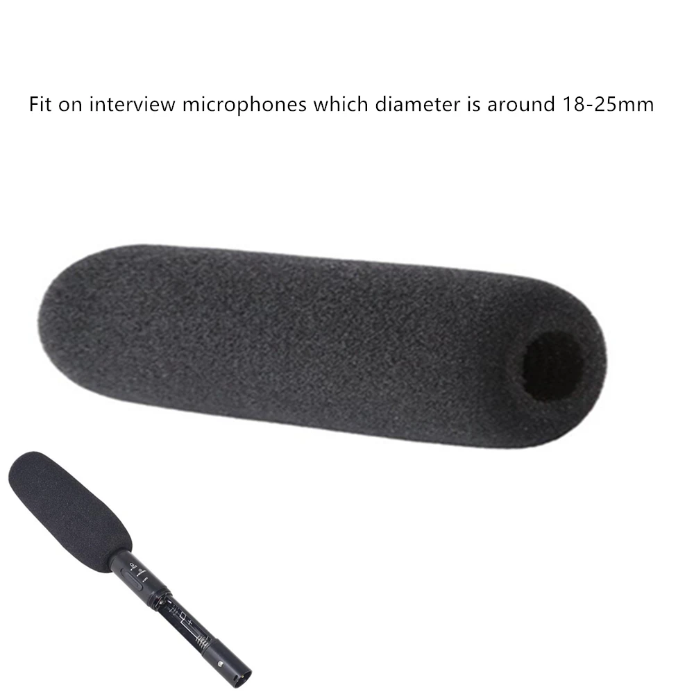 5pcs Camera Mic Foam Windscreens Video Microphone Foam Covers Mic Windshiled for Canon Nikon Sony Panasonic Fuji Video