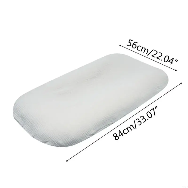 Y8AF Baby Changing Pad Cover Table guardería Cuna Solid Color Sheet Changing Mat Protector para bebés