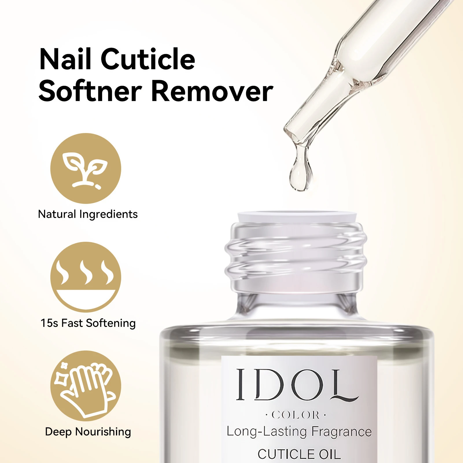 زيت البشرة IDOL COLOR، ينعم البشرة، والترطيب، ويصلح الجفاف، والنتوءات، والخشونة - جميع أنواع البشرة