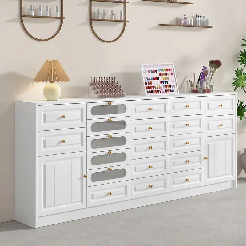 LH Beauty Shop Display Cabinet Multi-layer Drawer Nail Polish Storage Nail Shop Furniture