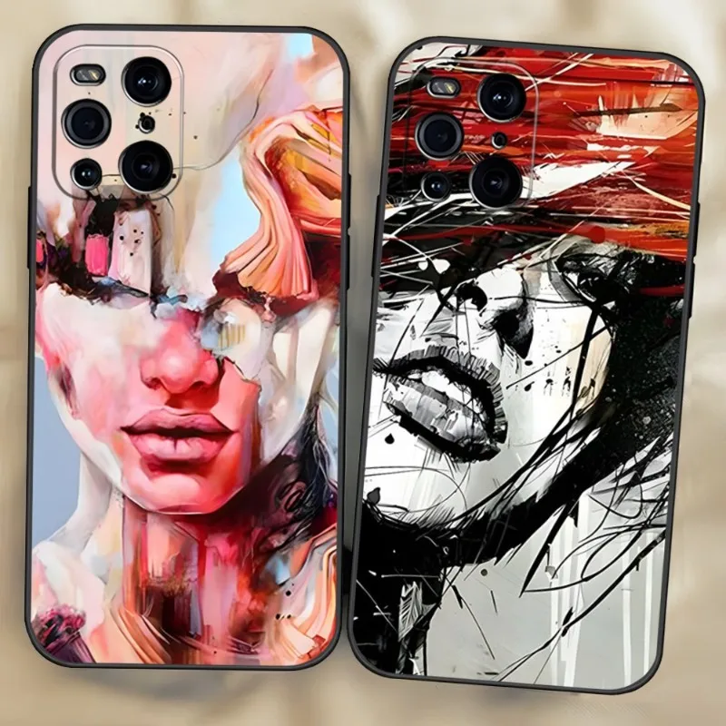 Abstract Art Tahlia Stanton Phone Case For OPPO Find X3 Neo X5 A55 A57 Reno 8 6 Pro 7 A16 A74 K9 K9S A92 A93 A54 A94 Back Cover