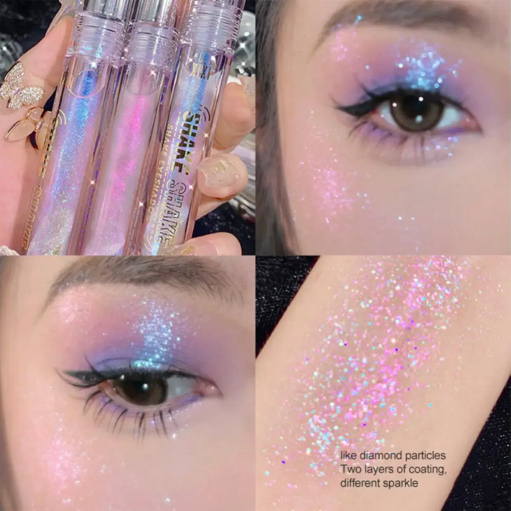 Liquid Eyeshadow Bright Glitter Radiant Trending Shimmering Must-have Liquid Eyeshadow With Glitter Glamour Cosmetics Polarized