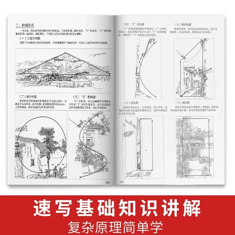 HVV New Sketching Basic Tutorial Book: Basic Sketching and Selected Copying Examples for Beginners in Painting, 196 Pages