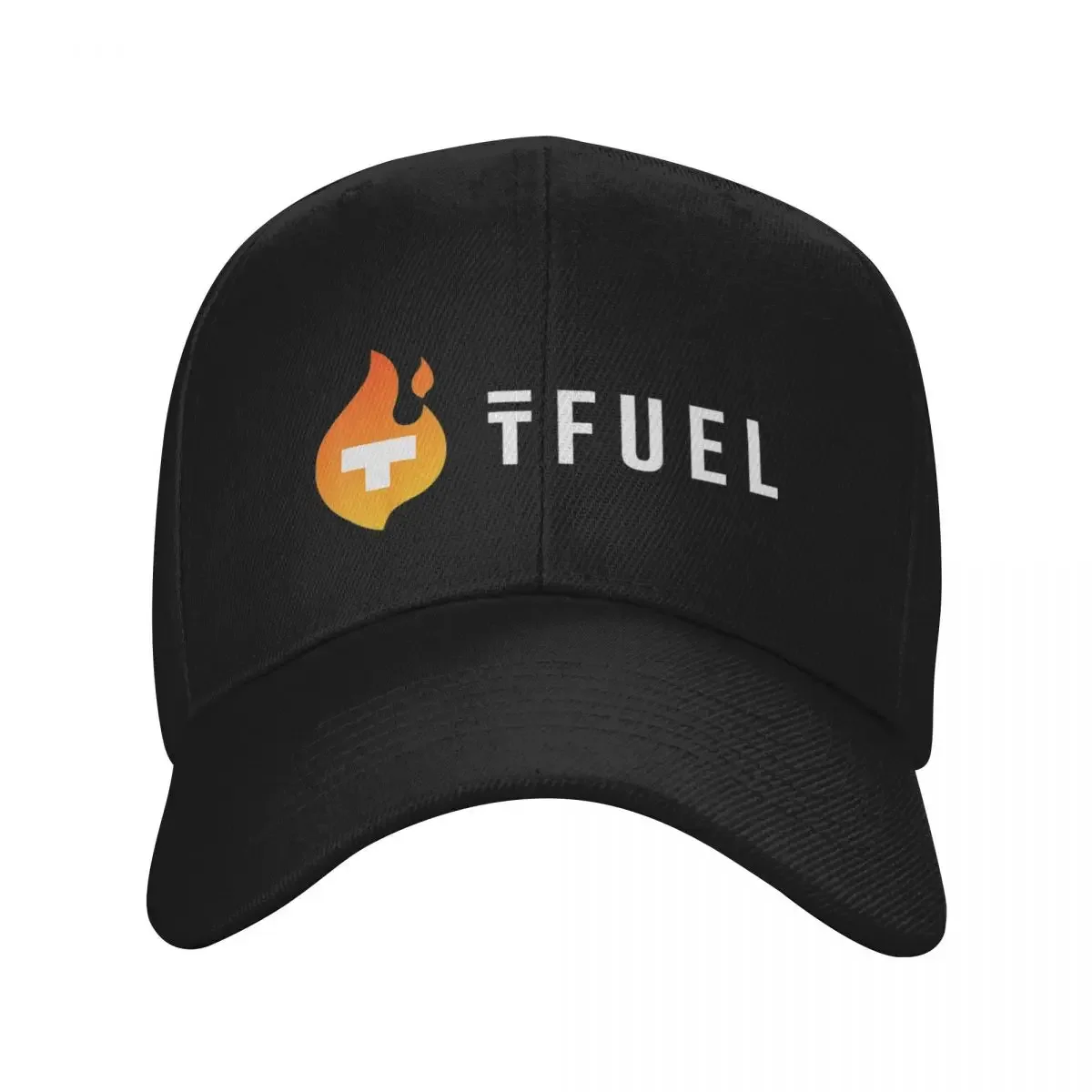 TFUEL Crypto Token Flame - Theta Fuel Coin - HODL - Dapps Baseball Cap men's big size hat Brand Man cap Men Caps Women's