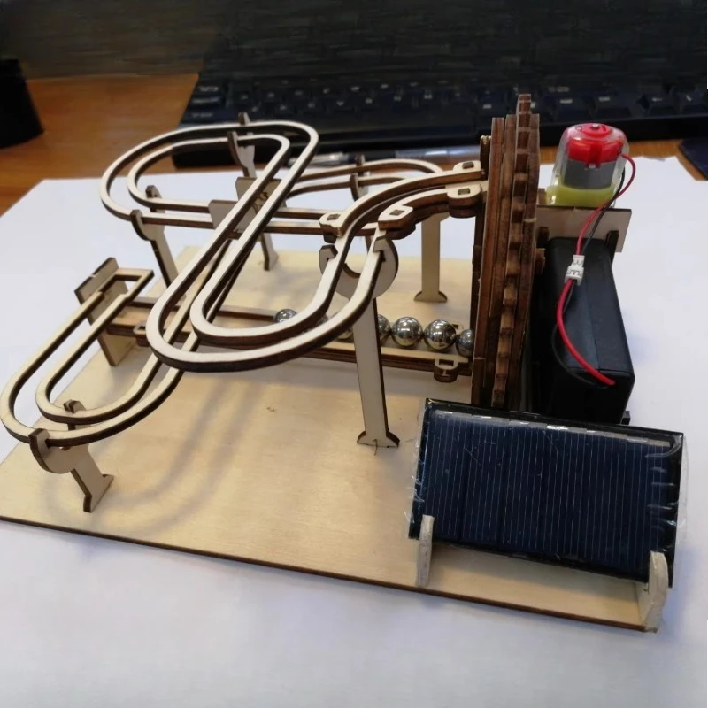 ParentChild 과학 장난감 3D 나무 구슬 모델 안전한 재료 기계 원리 학습 생일 파티 호의