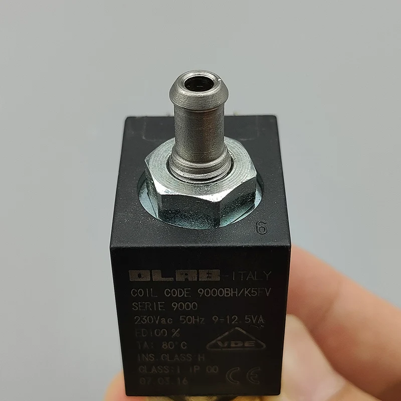 OLAB 9000BH AC 220V 230V 2-Position 3-Way Electric Brass Solenoid Valve Normally Closed Type for Coffee Machine Steam Hot Water