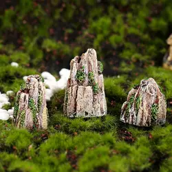 Resina simulata finta montagna Micro-landscap fai da te resina Rockery ornamenti simulato Bonsai pietra Micro-paesaggio