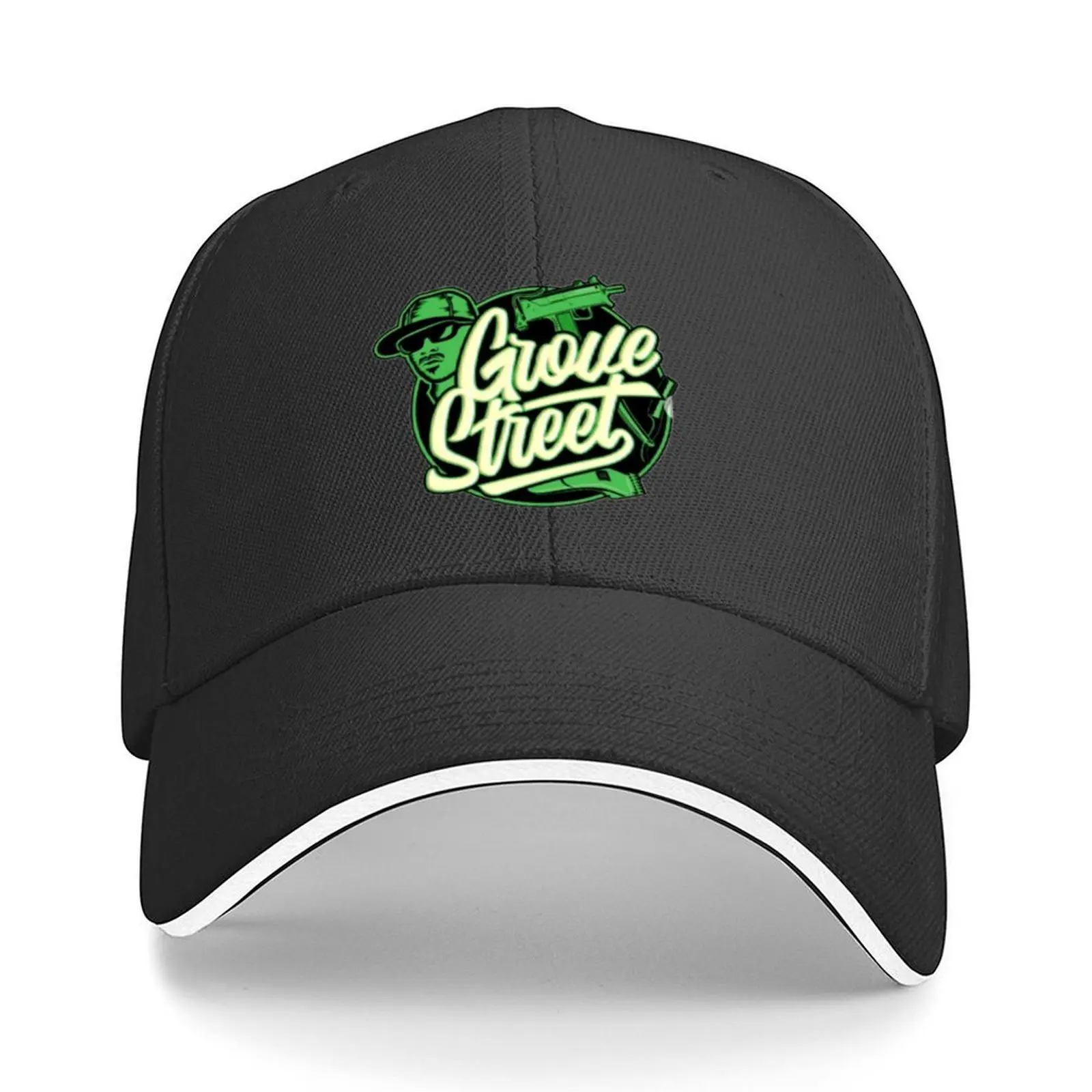 

Grove Street Families Logo San Andreas Baseball Cap Vintage Sunscreen Luxury Hat Rugby Woman Men's