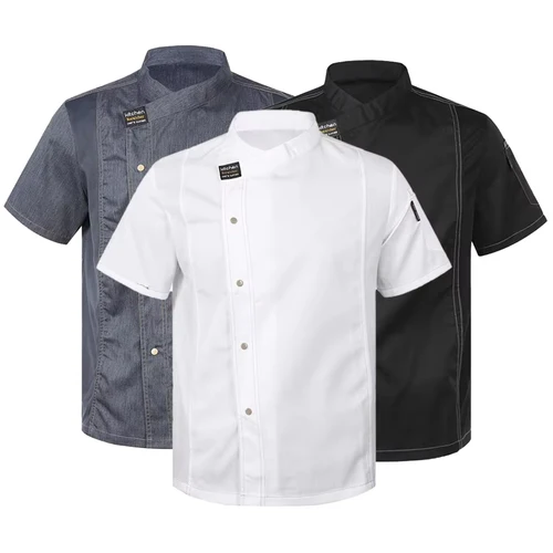 Chef de cabeza para hombre, servicio de comida, traje de cocina, uniforme de cocinero Pizzaiolo, chaquetas de Chef de restaurante, ropa de trabajo para panadería y cafetería