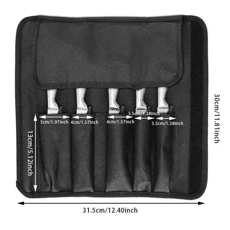 NEW Portable Chef Knife Roll Bag Waterproof Oxford Cloth Chef Knife Case Kitchen/Outdoor Stainless Steel Knives Storage Tools