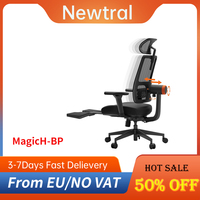 NEWTRAL magich-BP Ergonomic Chair with Footrest, Auto-Following Backrest, Adaptive Lower Back Support with Water Proof, Anti-Static