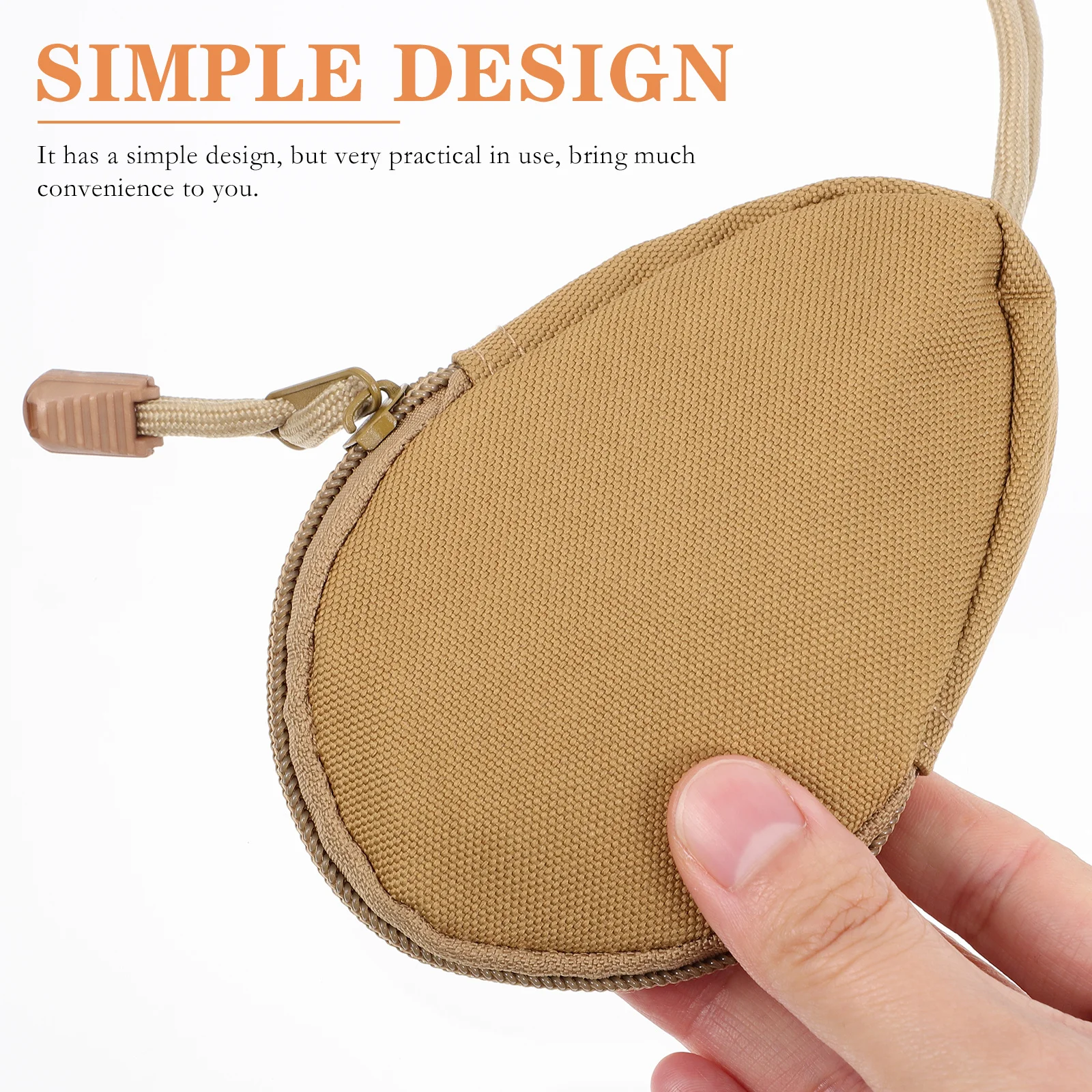 حقيبة حامل مفاتيح شديدة التحمل ملحقات خارجية مقاومة للماء من قماش أكسفورد منظم صغير للرجال والنساء #6