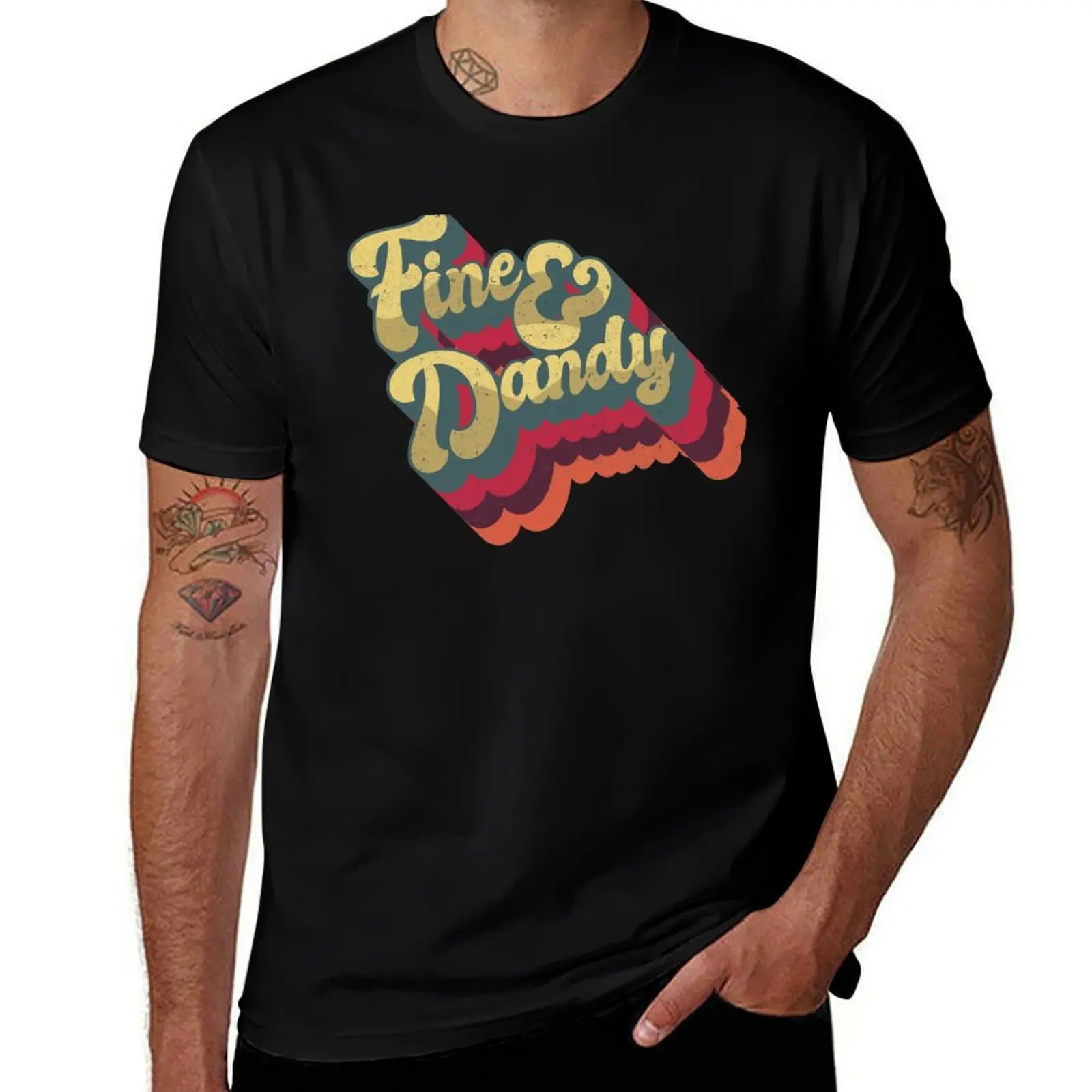 Fine and Dandy T-Shirt Heavy Duty Casual Work Tee