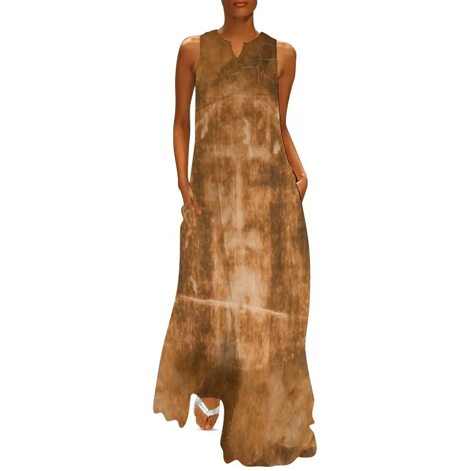 

The Shroud of Turin Holy Face Crucifix Cross Jesus Passion 101 OA Long Dress long dress women women dress summer
