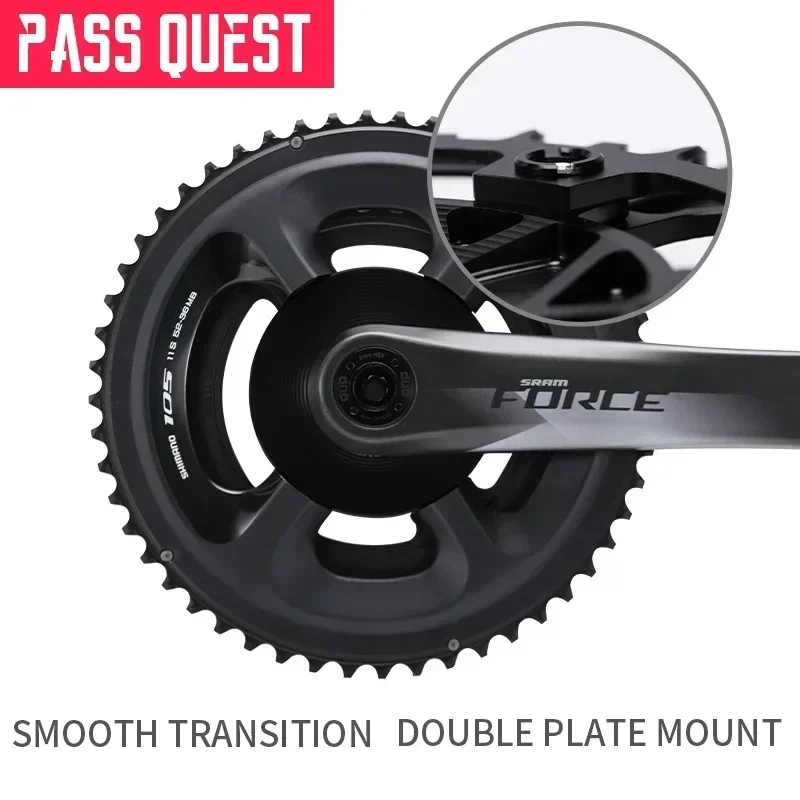 PASS QUEST 110 bcd chainring Adapter spider 4 bolt 5 holes Converter for Sram Force Road Bike Gravel axs 12 Speed Crank