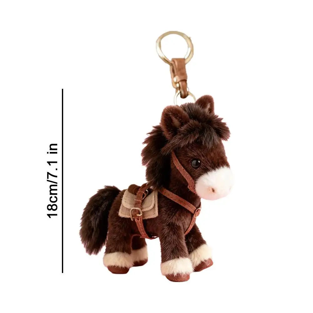 พวงกุญแจตุ๊กตาหมากรุกน่ารัก ตุ๊กตาสัตว์นุ่ม ของตกแต่งกระเป๋า จี้การ์ตูน แฟชั่นสำหรับกระเป๋าเป้ กระเป๋าถือ 2026