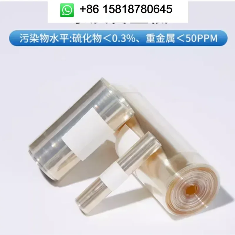 Bolsa de diálisis seca con abrazadera de laboratorio, membrana biológica semipermeable MD25 34 44 77, membrana de diálisis de peso molecular 14000