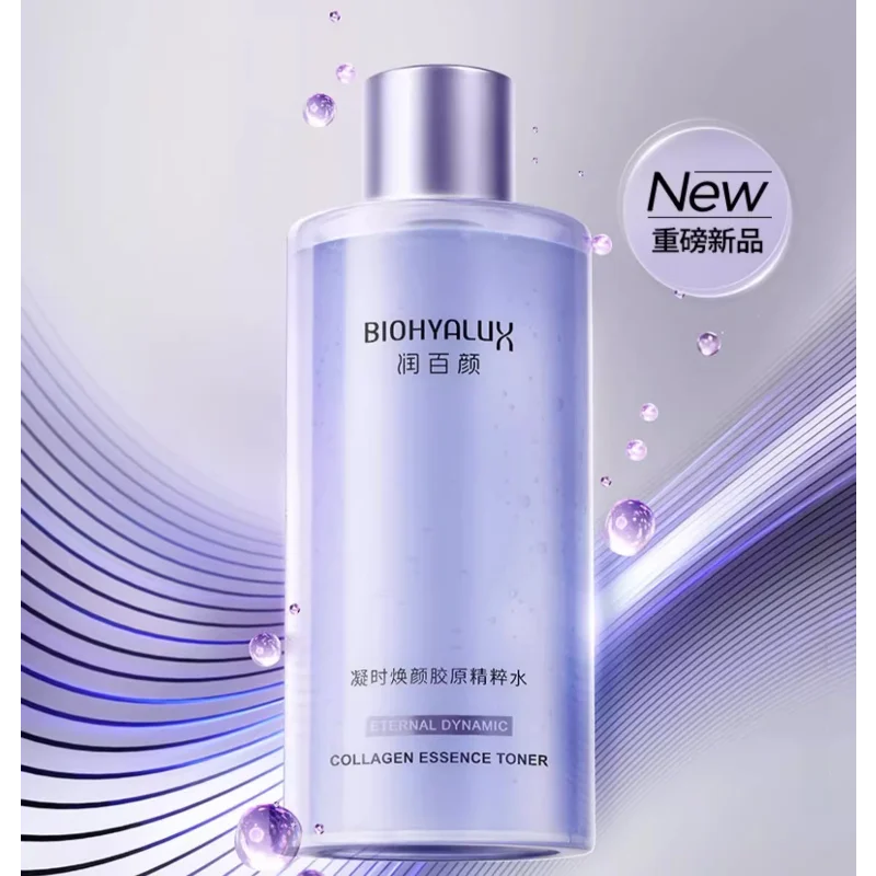 BIOHYALUX Eternal Dynamic Collagen Essence Toner 300ml Moisturizing Repairing Anti-Wrinkle Improve Dullness Brighten Skin Care