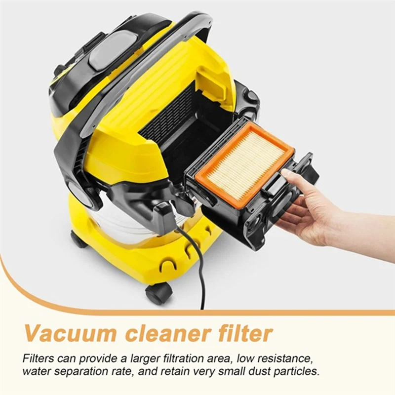 12 PCS 2.863-005.0 Hepa Filter For KARCHER MV4 MV5 MV6 WD4 WD5 WD6 Vacuum Cleaner Wet And Dry Vacuum Cleaner Filter-A70Z view 5