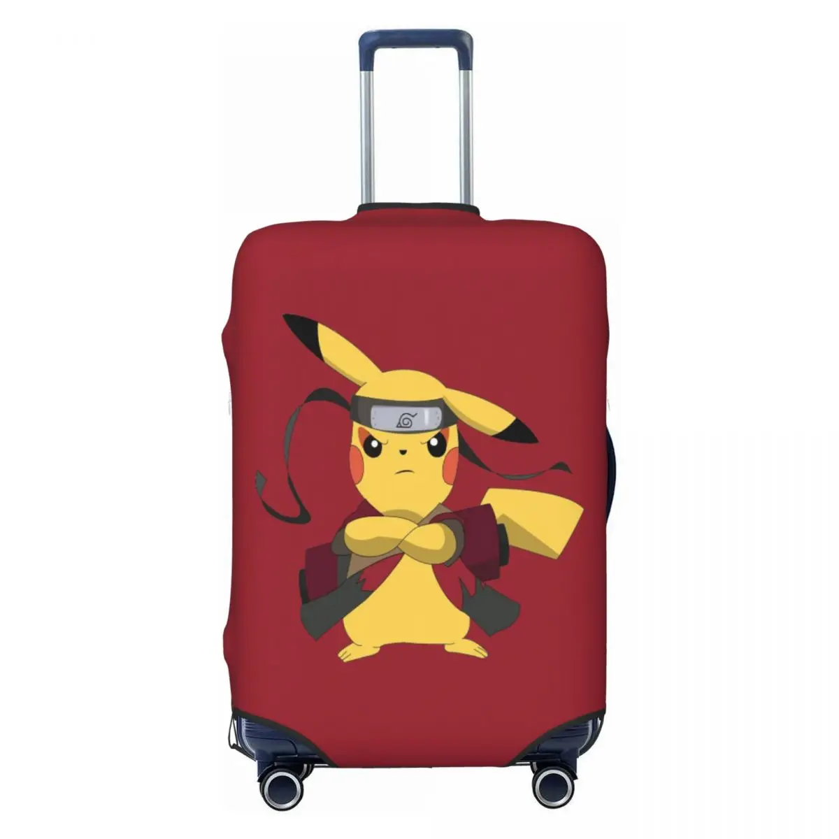 

Custom Bikachus Cartoon Suitcase Cover Washable Luggage Protective Covers for 18-32 inch