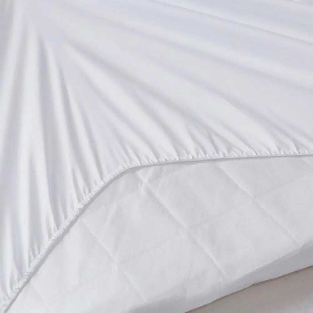 Wrapped Mattress Cover Dual-structure Sheet Waterproof Elastic Sheet Variety of Colors for Home Hotel Dormitory Brushed