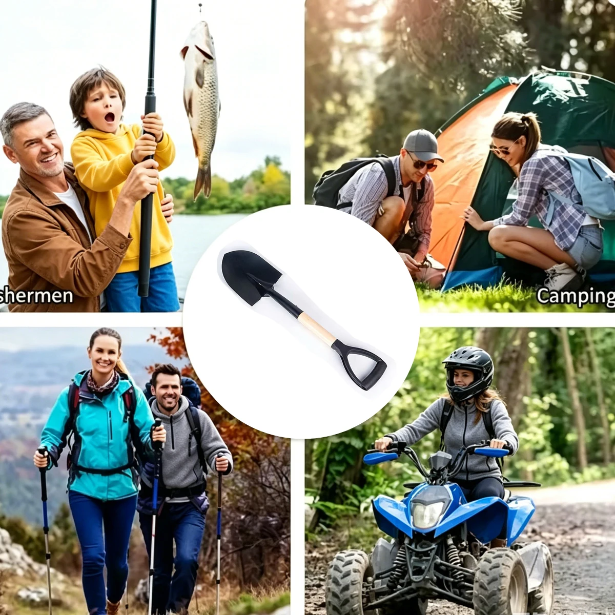 Manganese Steel Gardening Digging Outdoor Beach Camping Shovel Multifunctional Garden Spatula Sea Farming Multifunction Soil the