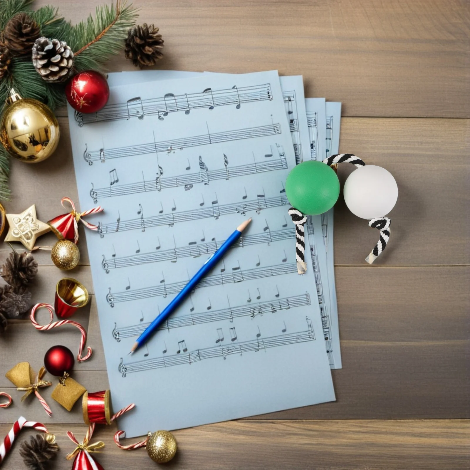 

Asalato Rhythm Shaker Impact Resistant Green White Percussion Tool for Rhythm Training Outdoor Music African Instrument