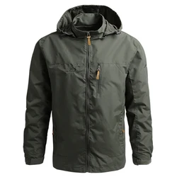 Waterproof Windbreaker Jackets Men Naturehike Casual Hiking Tactical Jacket Women Multi-pocket Hooded Fishing Windproof Coat