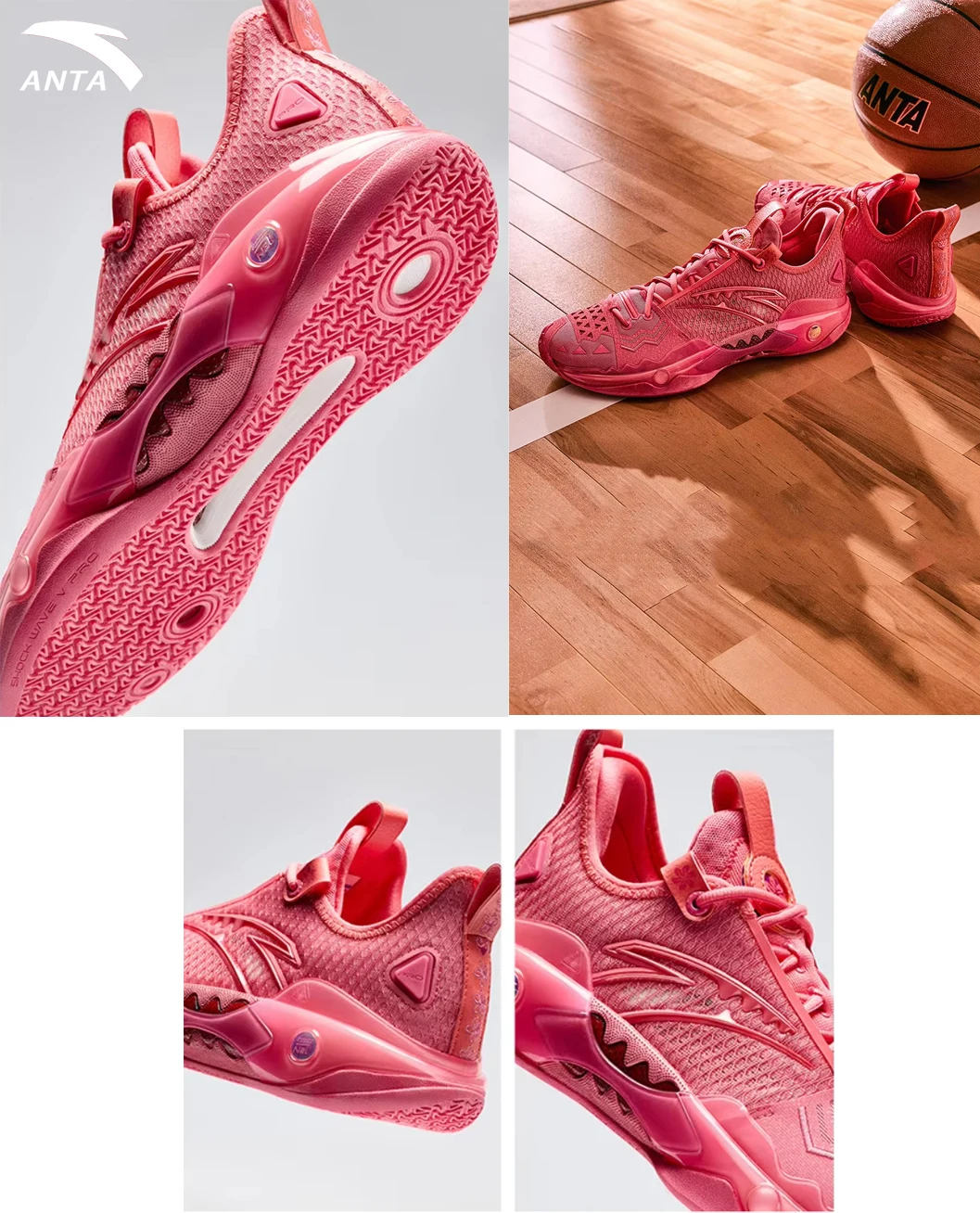 ANTA Kyrie Irving Same Wave Crazy 5 Pro Nitrogen Technology Basketball Shoes Men's Professional Performance Sports Shoes