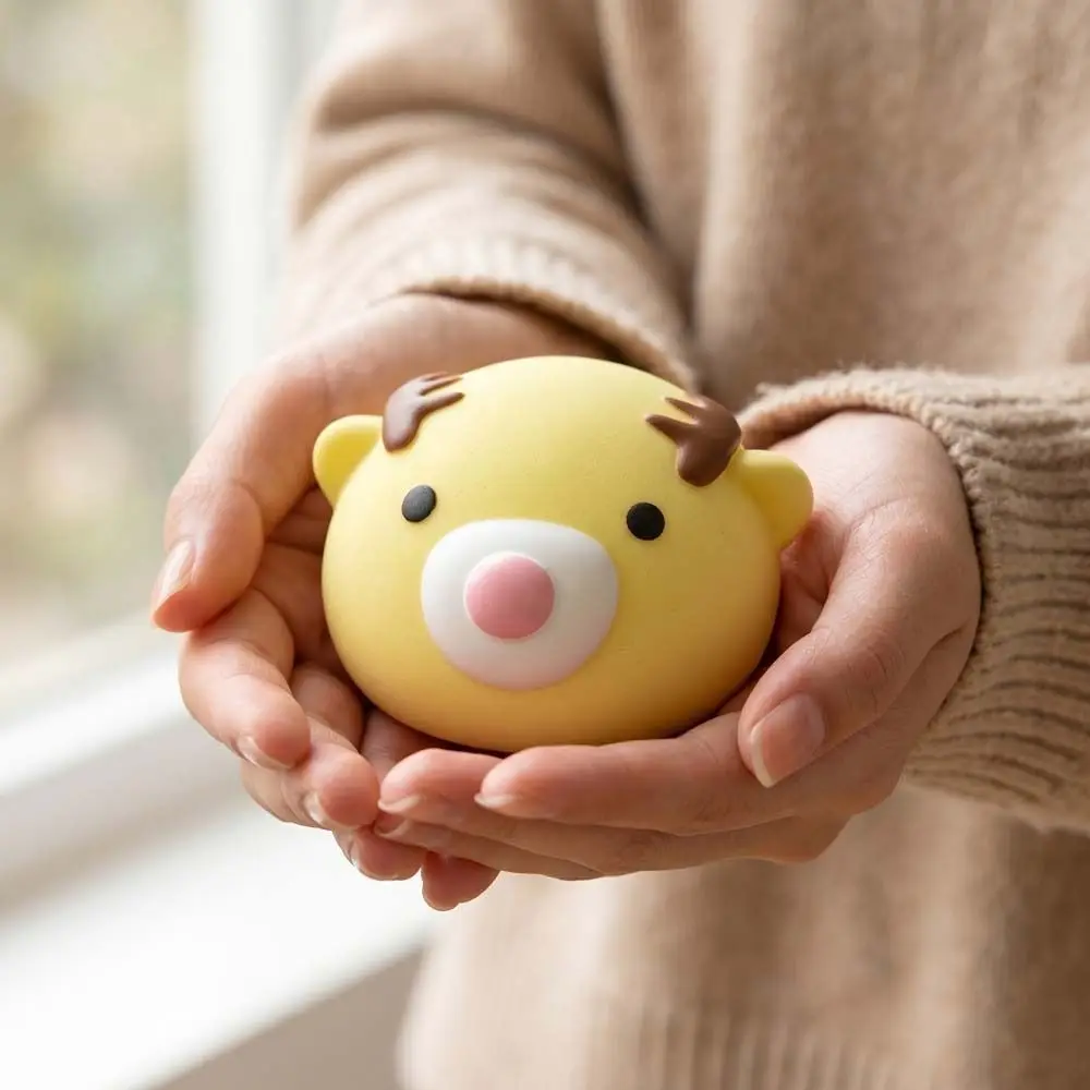 

Funny Creative Little Deer Bread Squishy Soft Slow Rising Slow Rebound Deer Portable Simulation Pinch Relax Educational