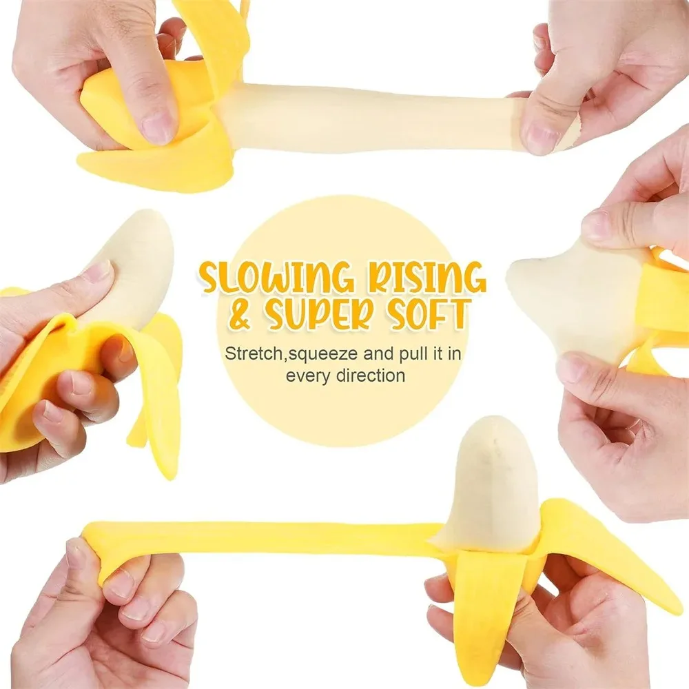 لعبة الموز بسط تململ لعبة الجدة الإجهاد الإغاثة اللعب مضحك مقشر وهمية الموز الفاكهة الإجهاد لعبة حفلة عيد ميلاد الحسنات #1